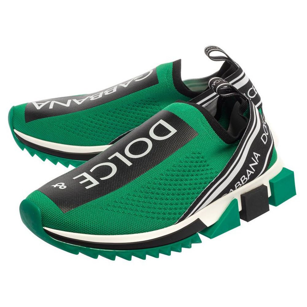 Green Polyester Sneaker