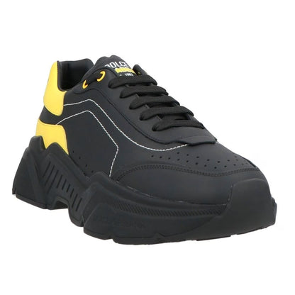 Black Leather Di Calfskin Sneaker