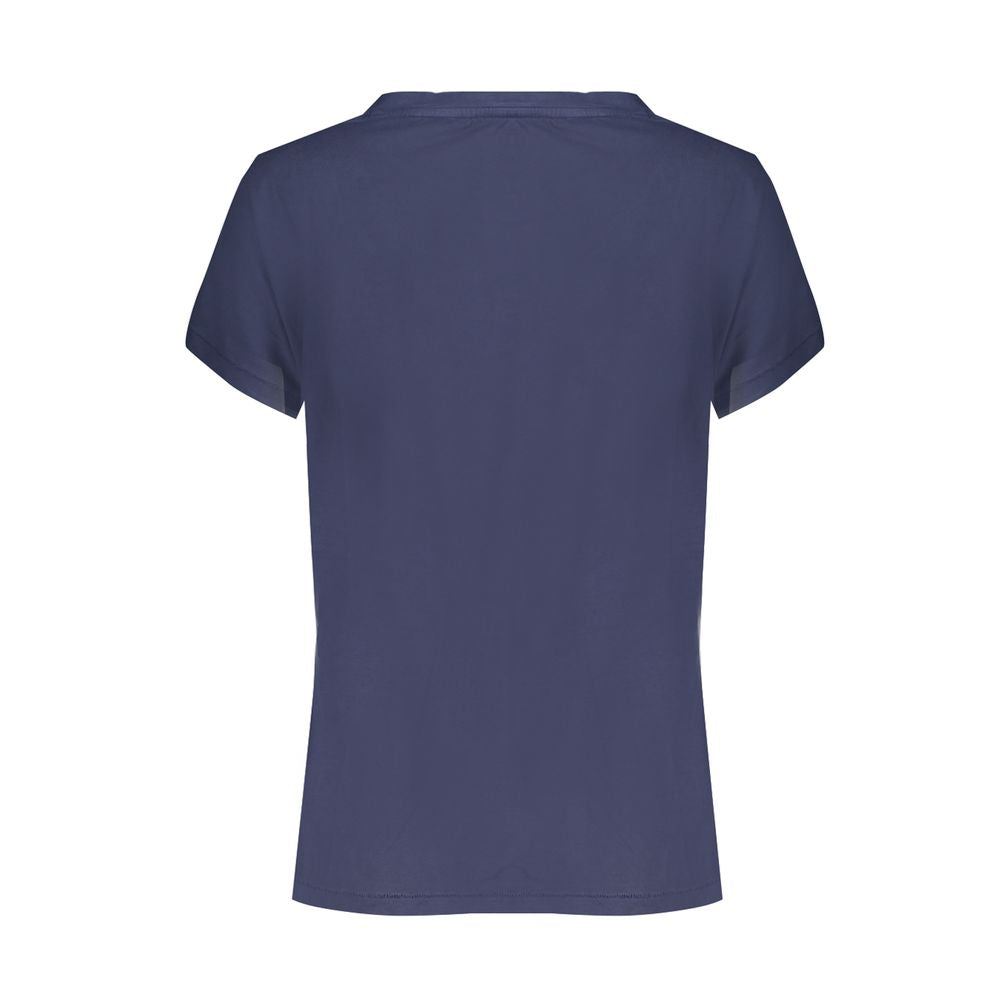 Blue Cotton Tops & T-Shirt