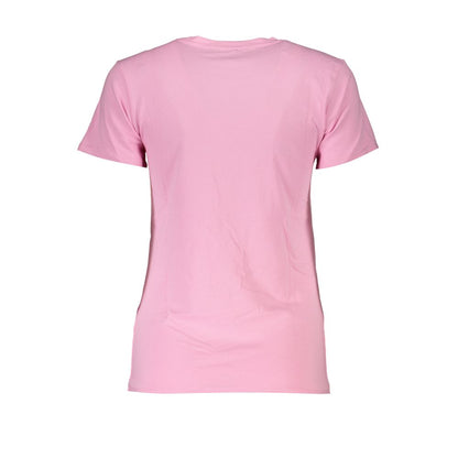 Pink Cotton Tops & T-Shirt