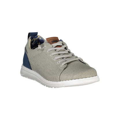 Gray Polyester Sneaker