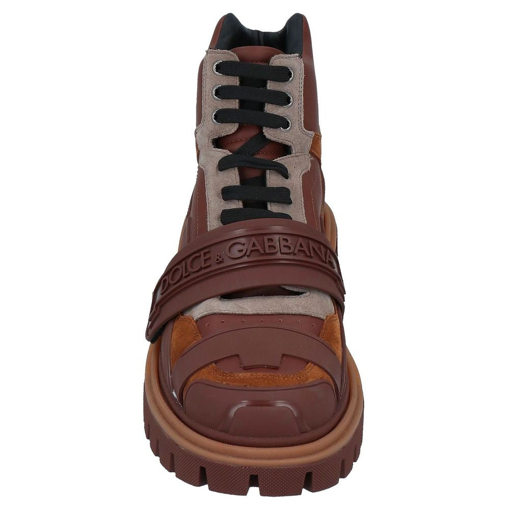 Brown Leather Di Calfskin Boot