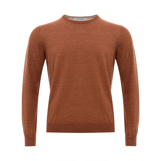 Elegant Woolen Brown Sweater for Men