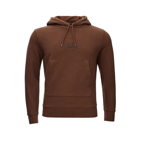 Elevated Brown Cotton Sweater for Men