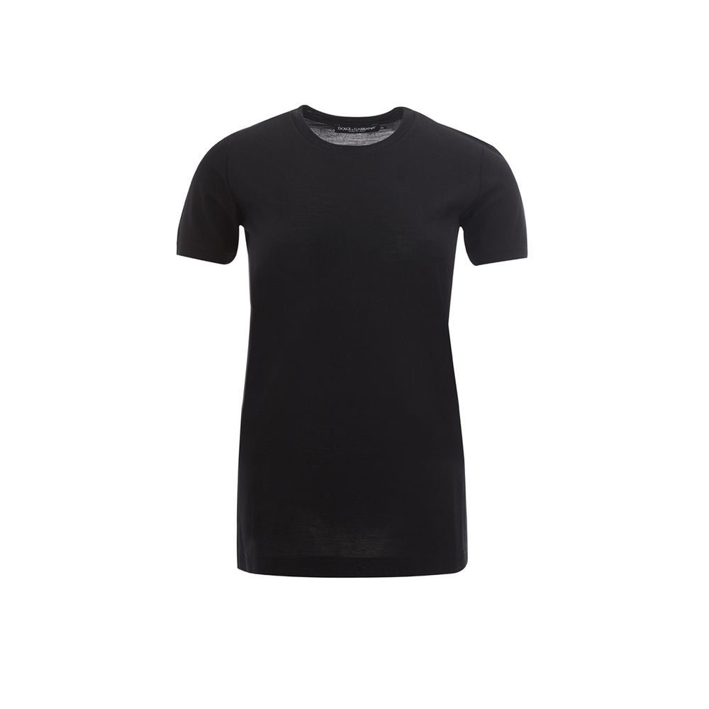 Chic Black Cotton Top for Elegance & Style