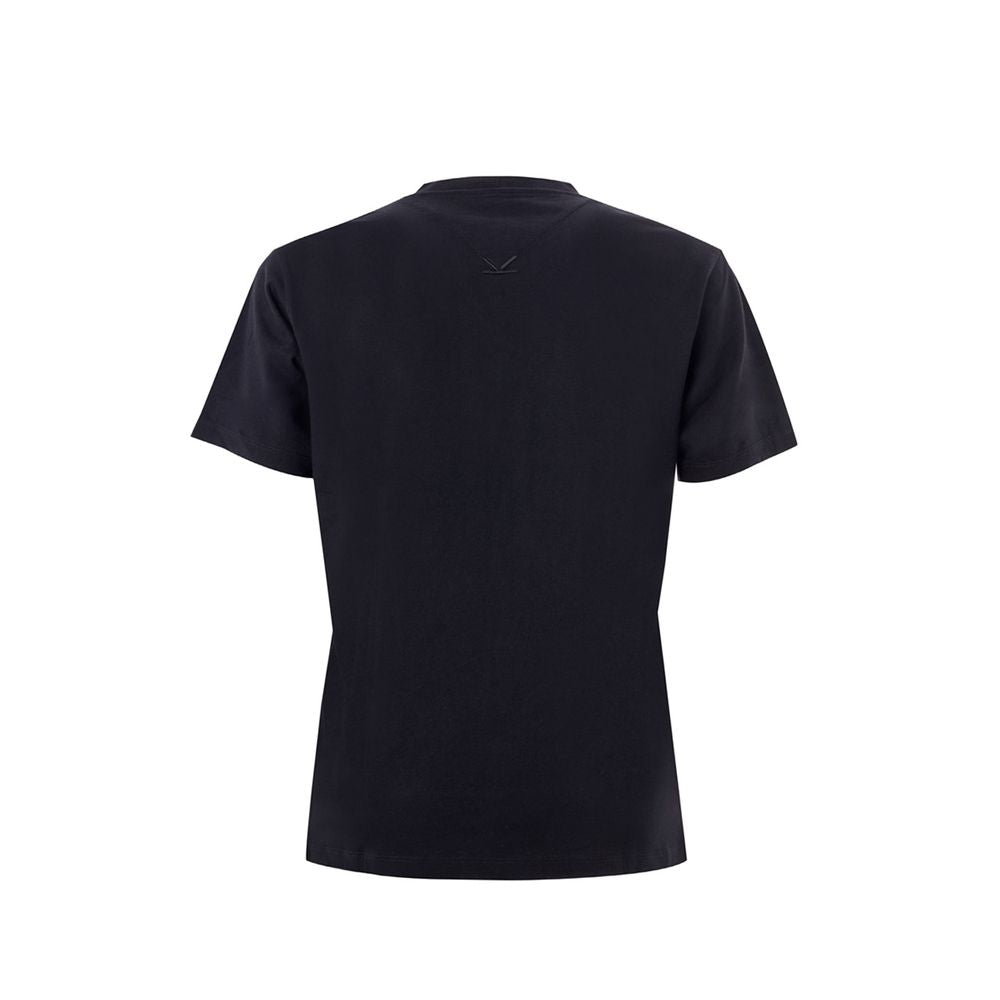 Elegant Cotton Tee in Timeless Black