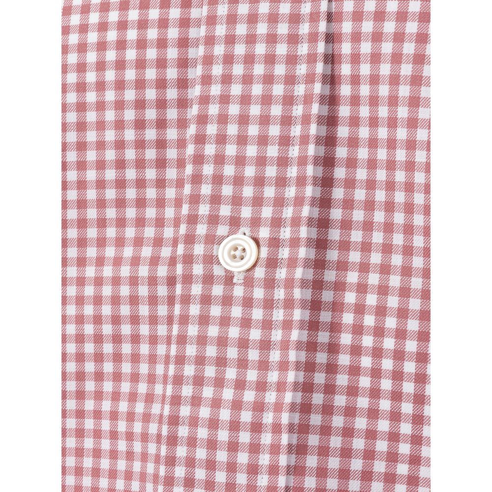 Elegant Cotton Pink Men's Shirt