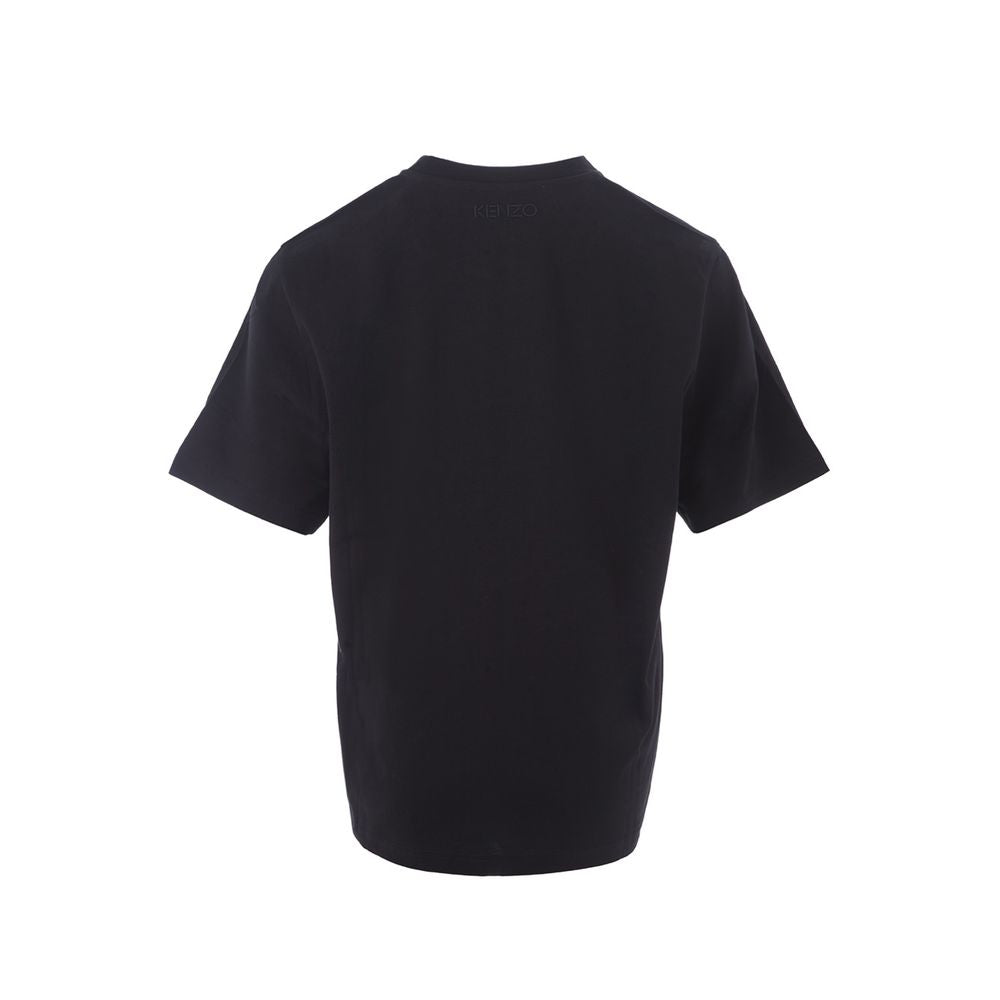 Elegant Black Cotton Kenzo Tee for Women