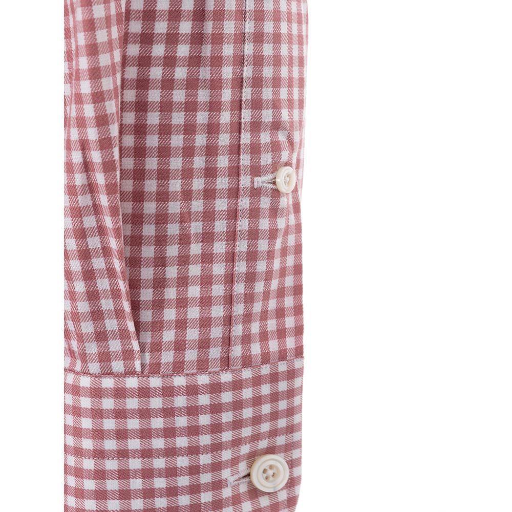 Elegant Cotton Pink Men's Shirt