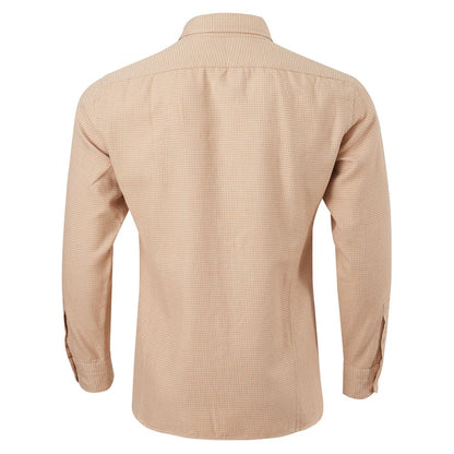 Elegant Beige Cotton Shirt for Men