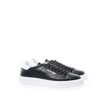 Black Leather Sneaker