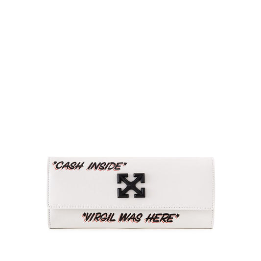 Sleek White Leather Wallet for the Style-Savvy