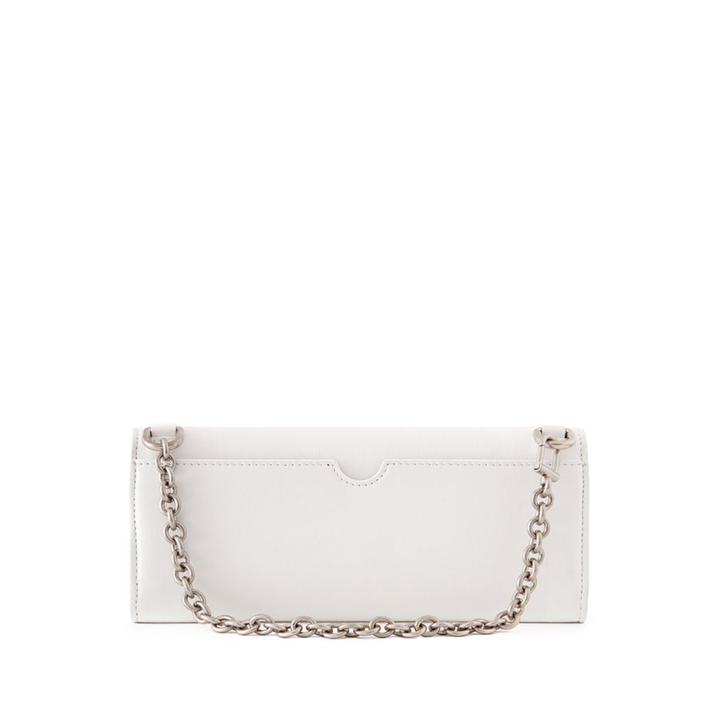 Sleek White Leather Wallet for the Style-Savvy