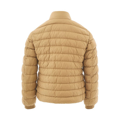 Beige Polyamide Chic Winter Coat