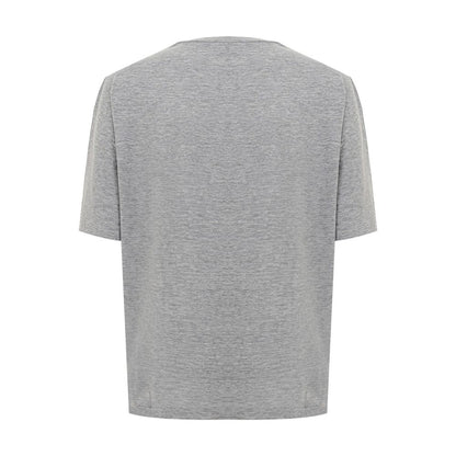 Elegant Gray Cotton Top for Women