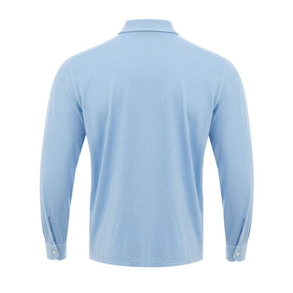 Elegant Light Blue Cotton Shirt for Men