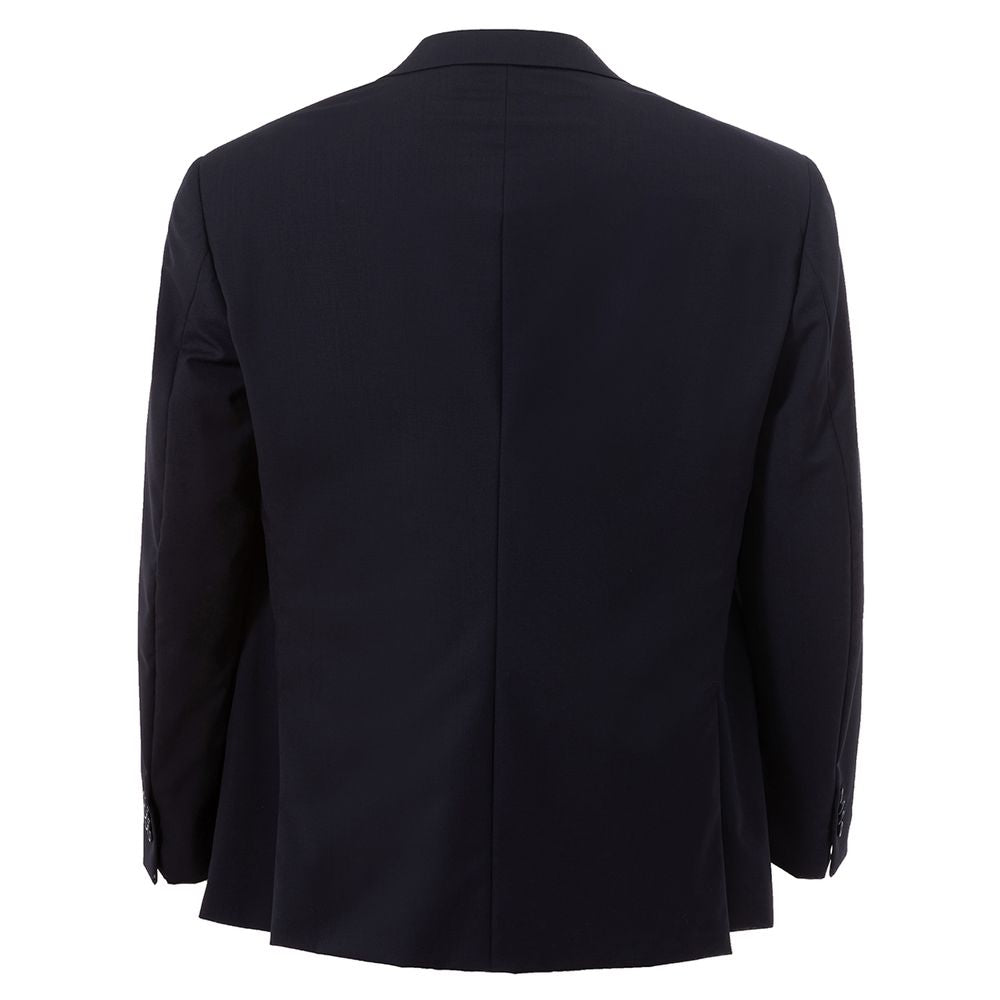 Elegant Wool Blue Men's Jacket