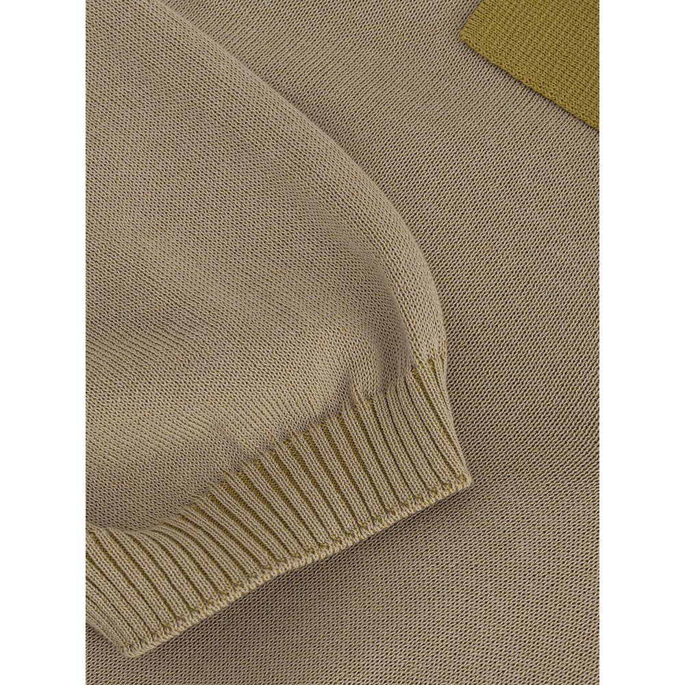 Elegant Cotton Polo Shirt in Beige