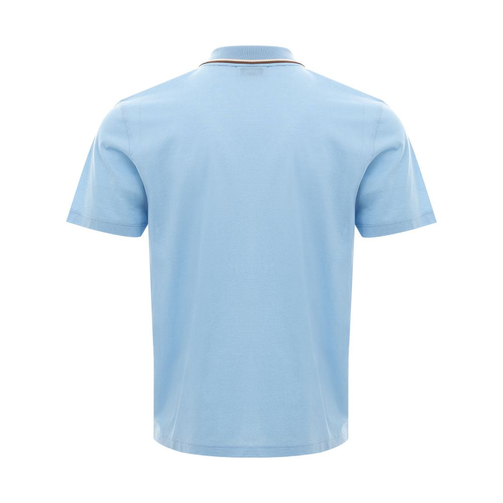 Elegant Light Blue Cotton Shirt for Men