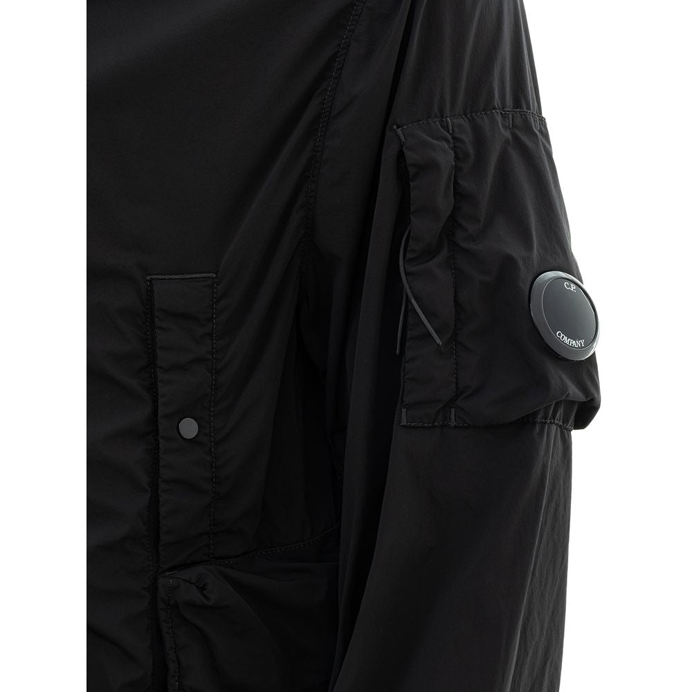 Sleek Polyamide Black Jacket for Men