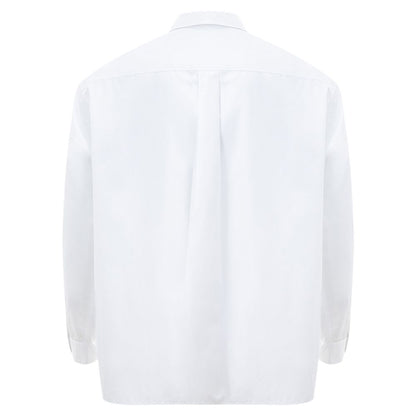 Elegant White Cotton Designer Shirt