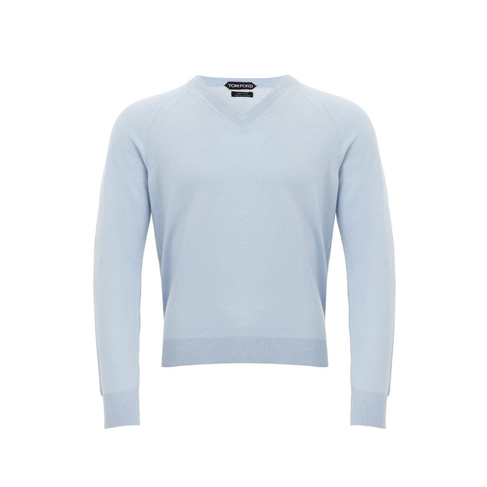 Turquoise Wool T-Shirt