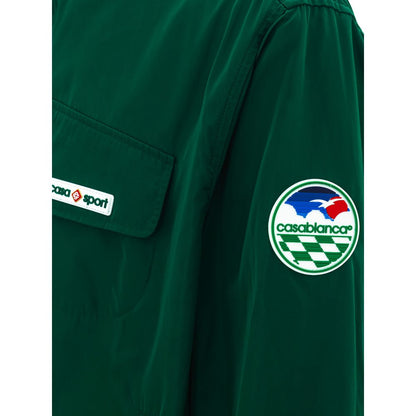 Green Polyester Jacket