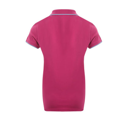 Chic Pink Cotton Polo for Sophisticated Style