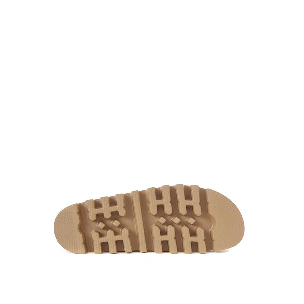 Elegant Brown Camoscio Sandals