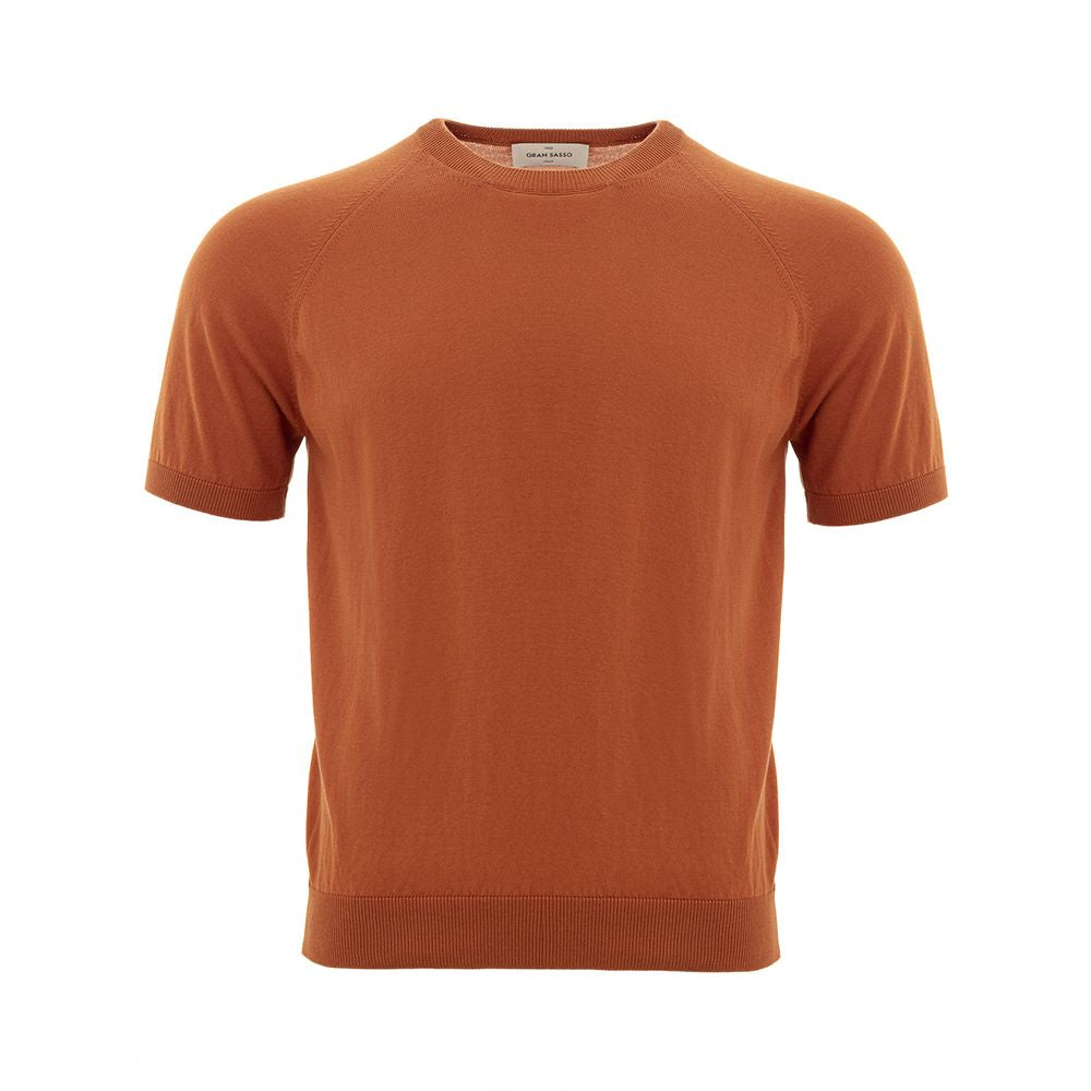 Brown Cotton T-Shirt - Timeless Casualwear