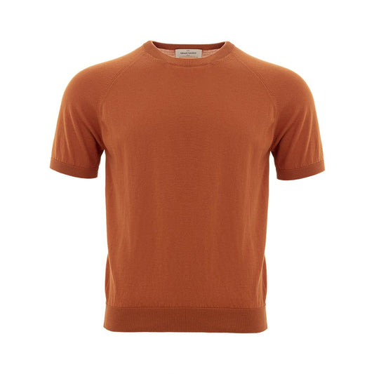 Brown Cotton T-Shirt - Timeless Casualwear