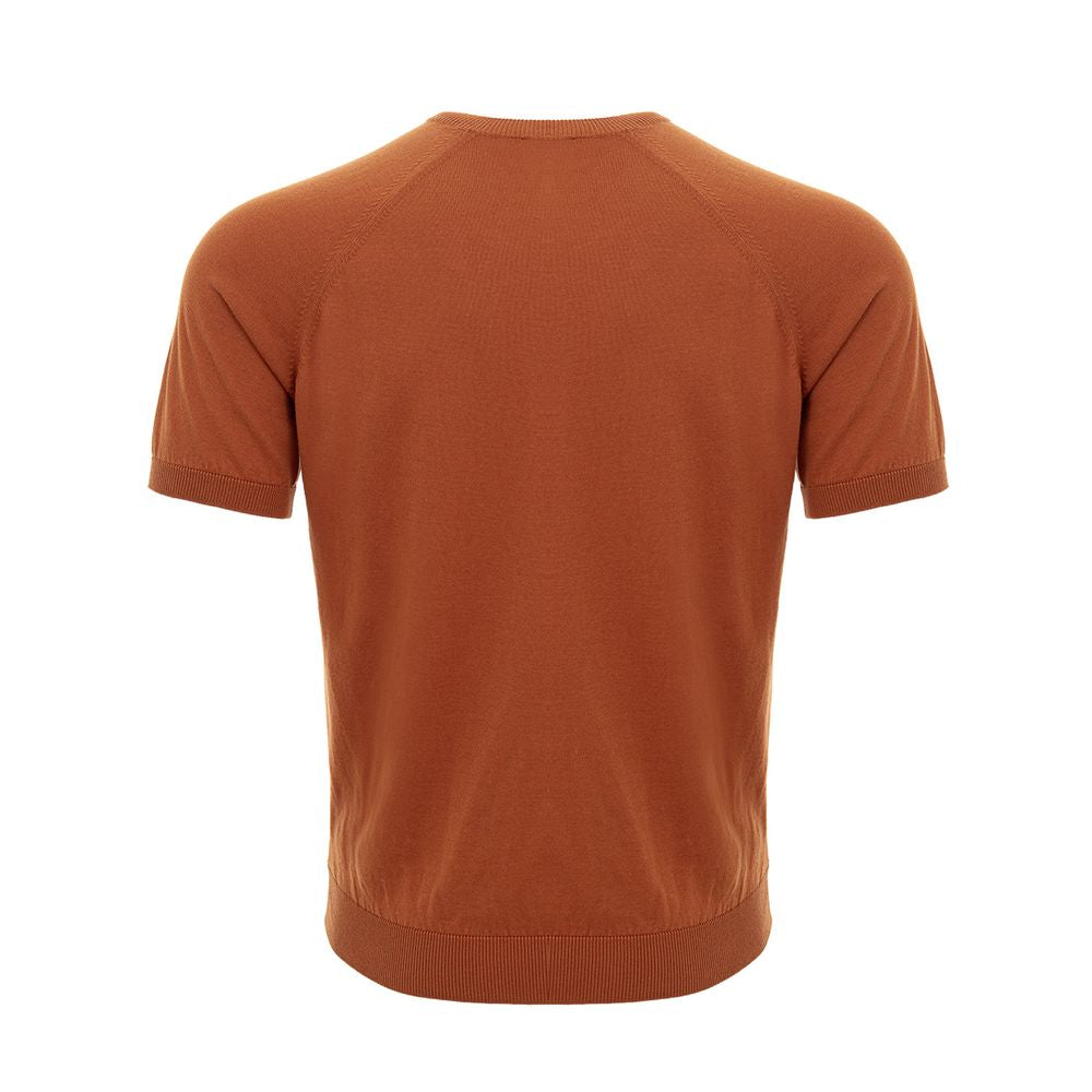 Brown Cotton T-Shirt - Timeless Casualwear