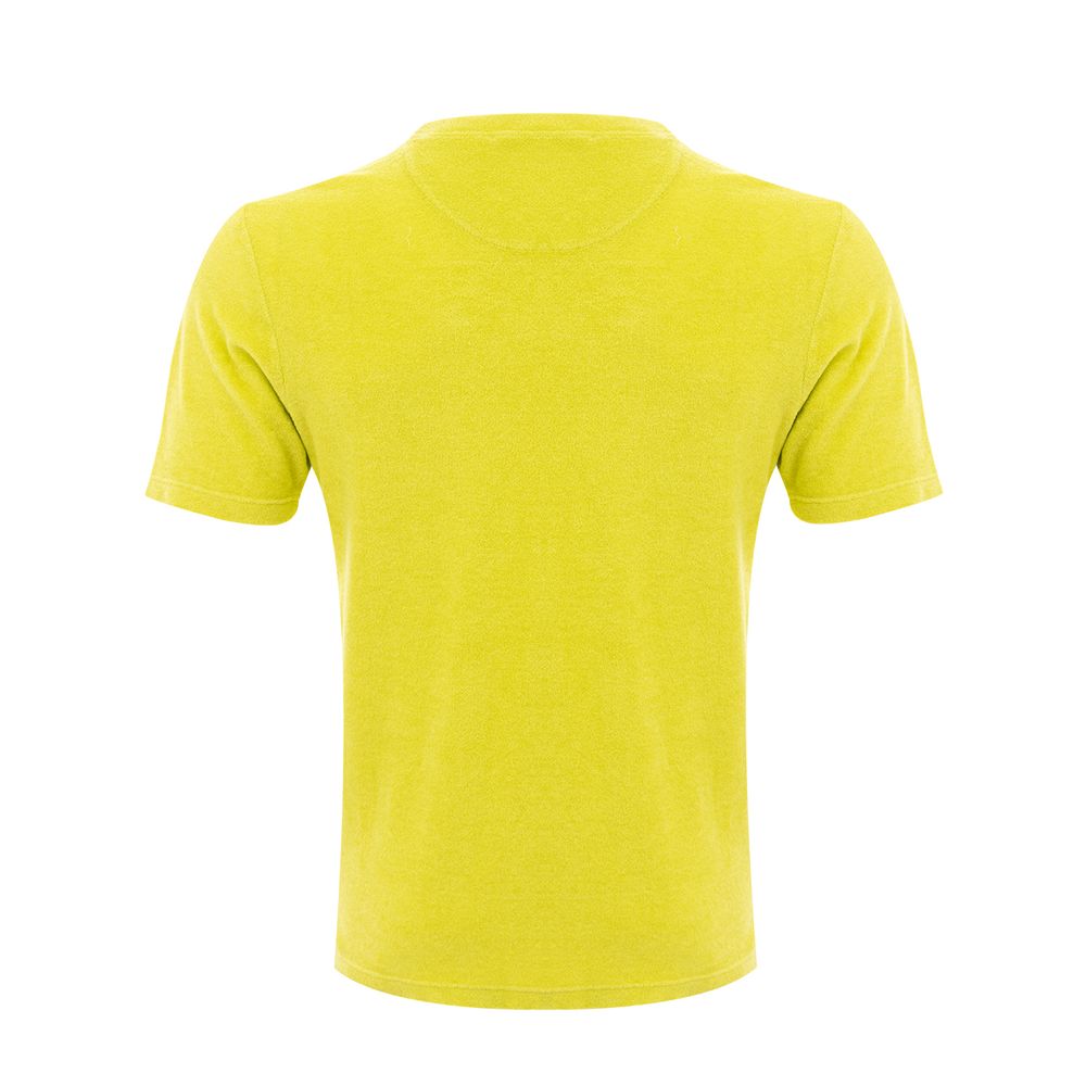 Sunshine Yellow Cotton Tee for Men