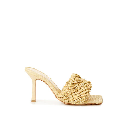 Beige Raffia Sandal