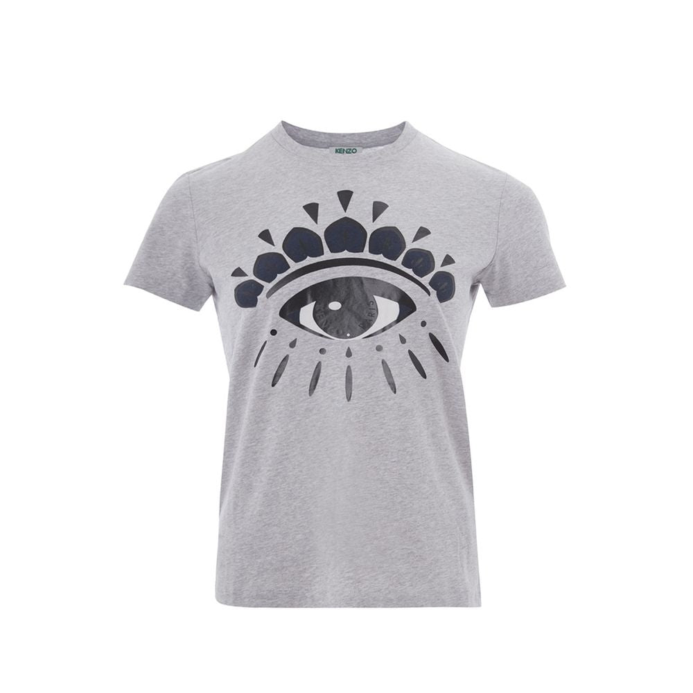 Elegant Gray Cotton Kenzo Top for Women