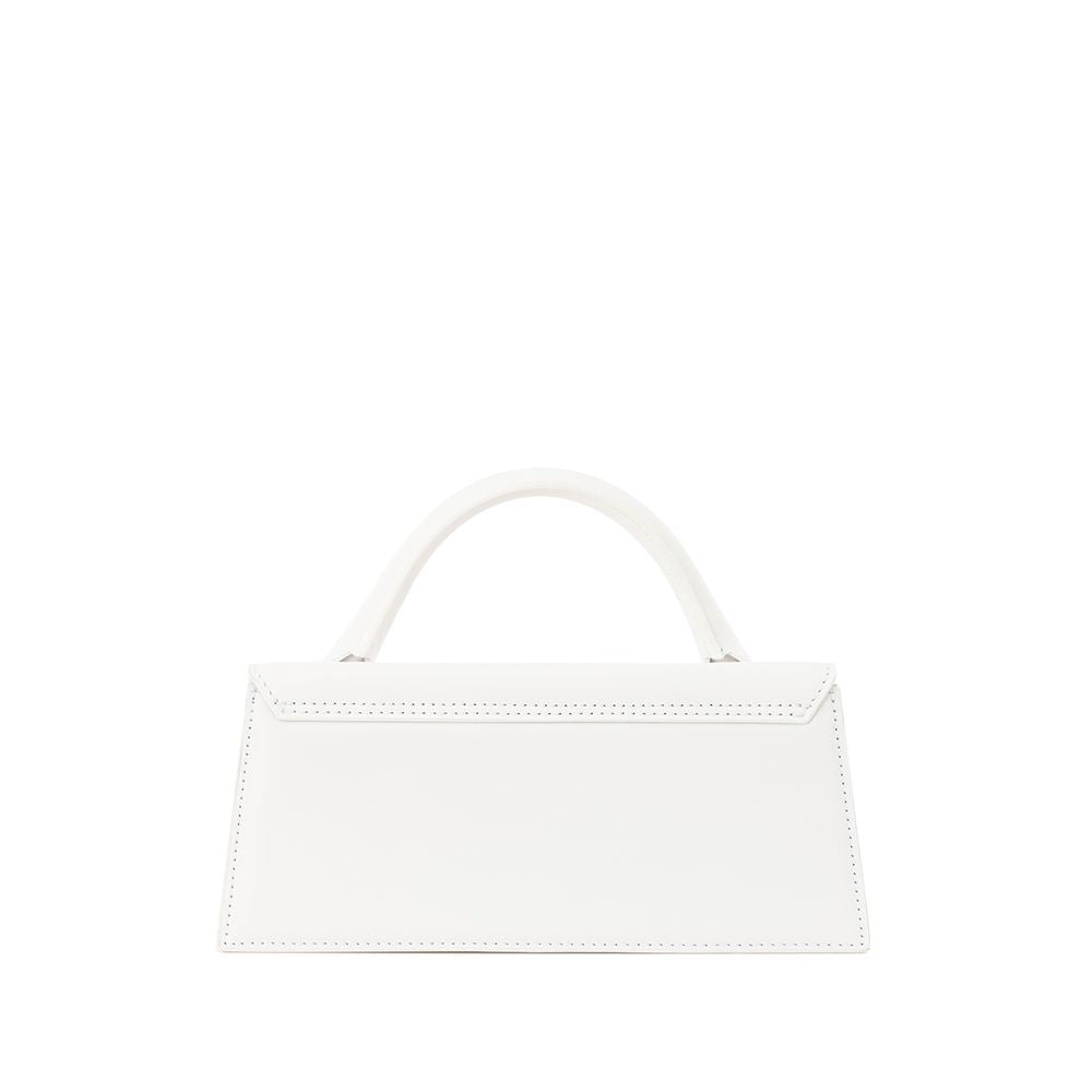 Chic White Leather Handbag for Sophisticated Elegance