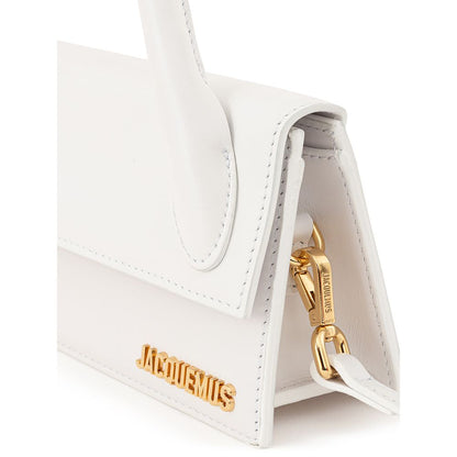 Chic White Leather Handbag for Sophisticated Elegance