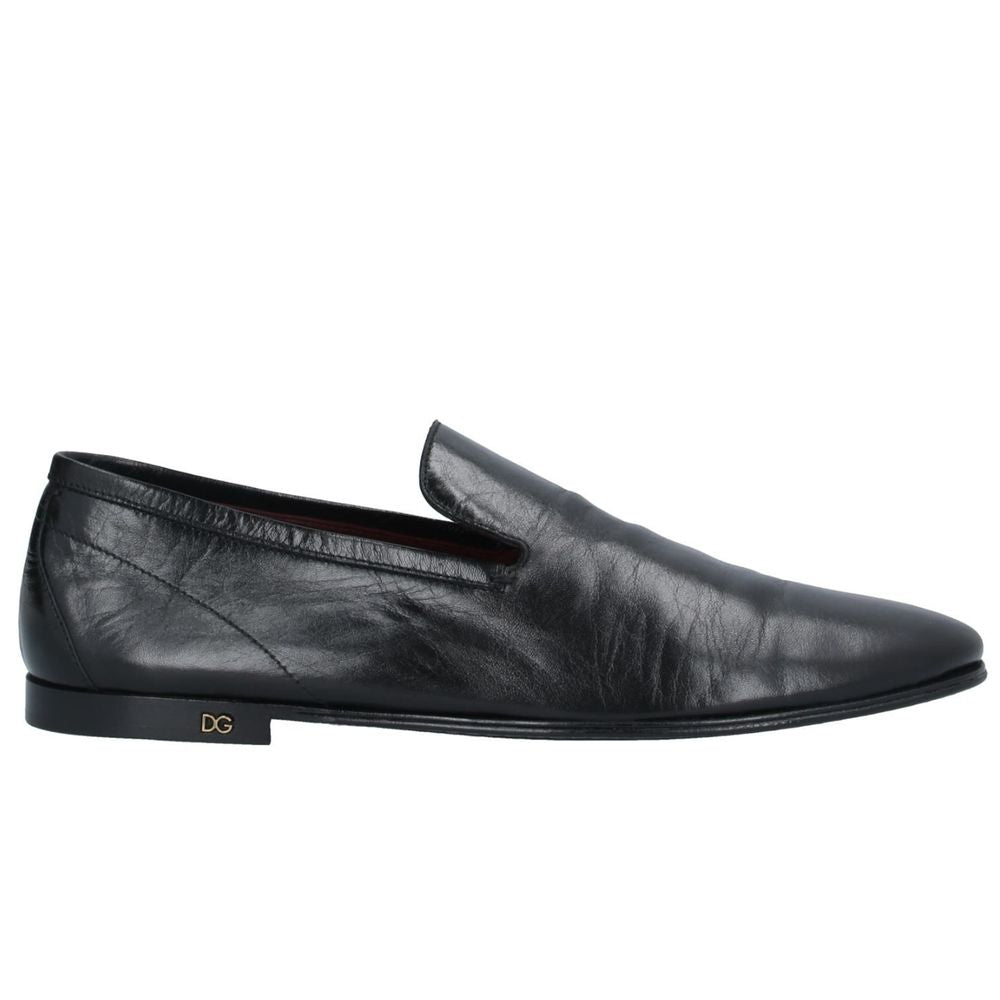 Black Leather Di Calfskin Loafer