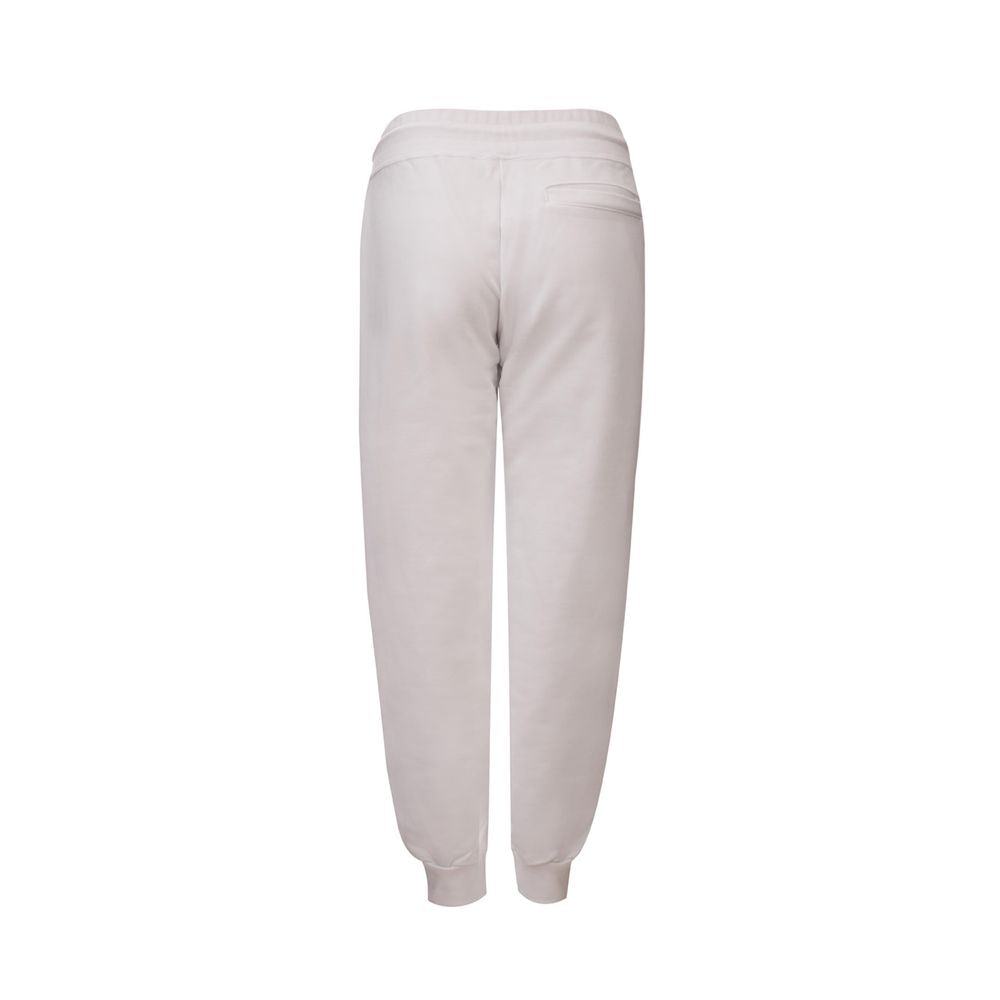 Chic White Cotton Trousers for Elevated Style