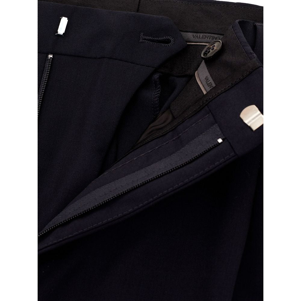 Elegant Black Wool Pants for Men