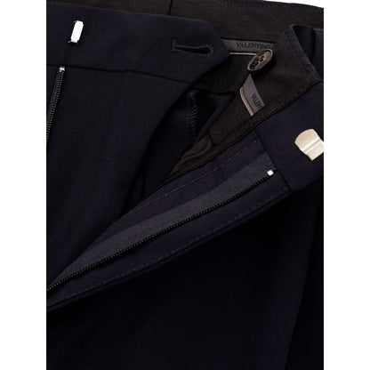 Elegant Black Wool Pants for Men