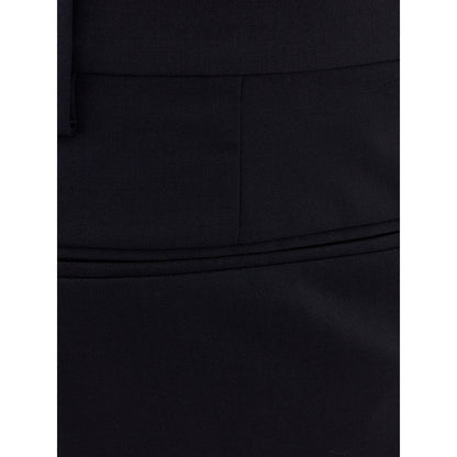 Elegant Black Wool Pants for Men