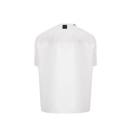 Elegant White Cotton Shirt for Men