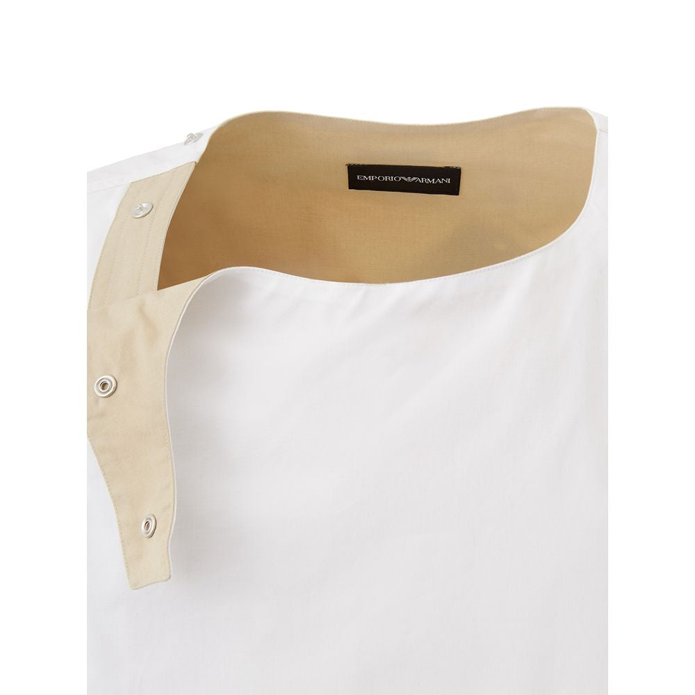 Elegant White Cotton Shirt for Men