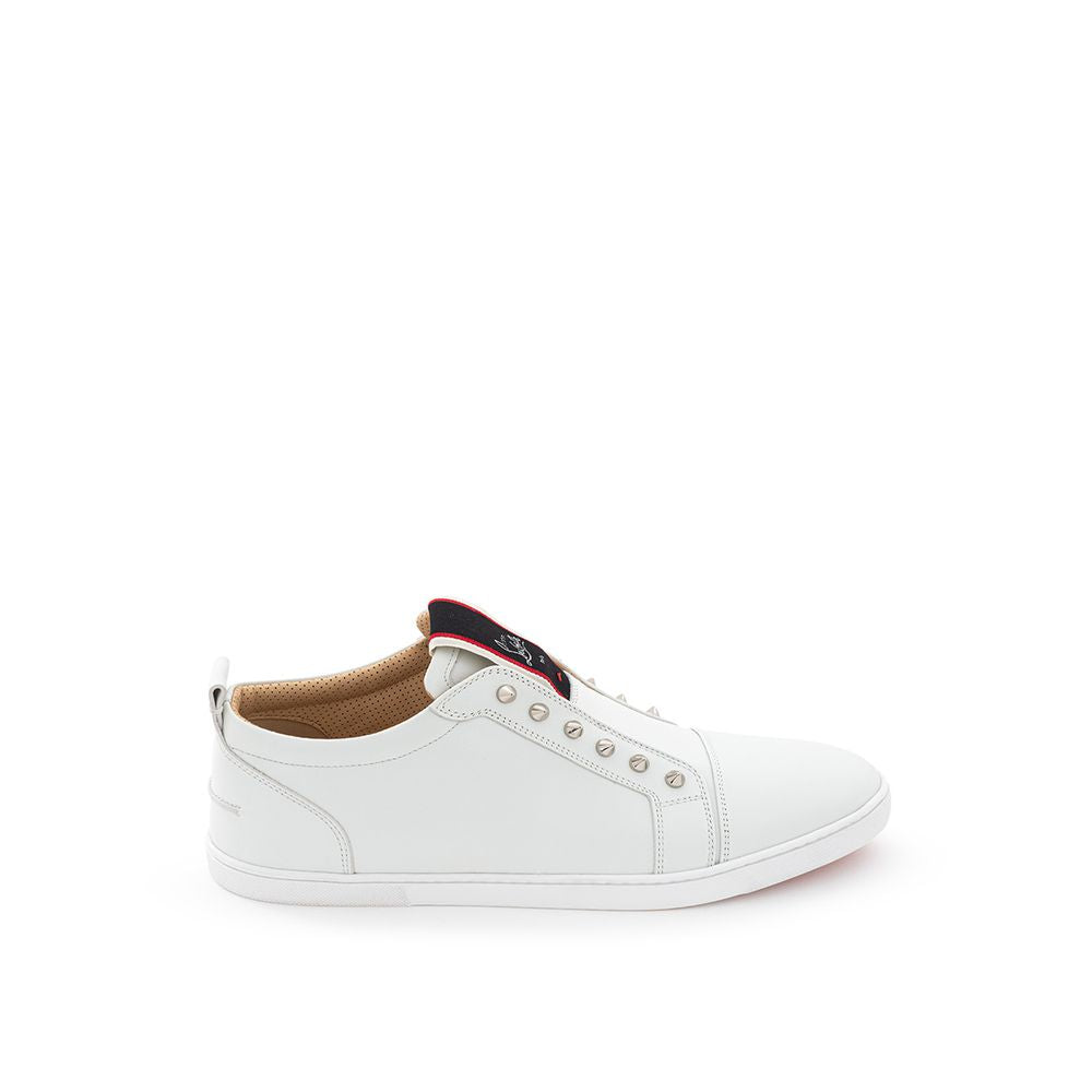 White Leather Sneaker