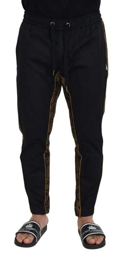 Dark Blue Jogging Trouser Cotton Blend Pants