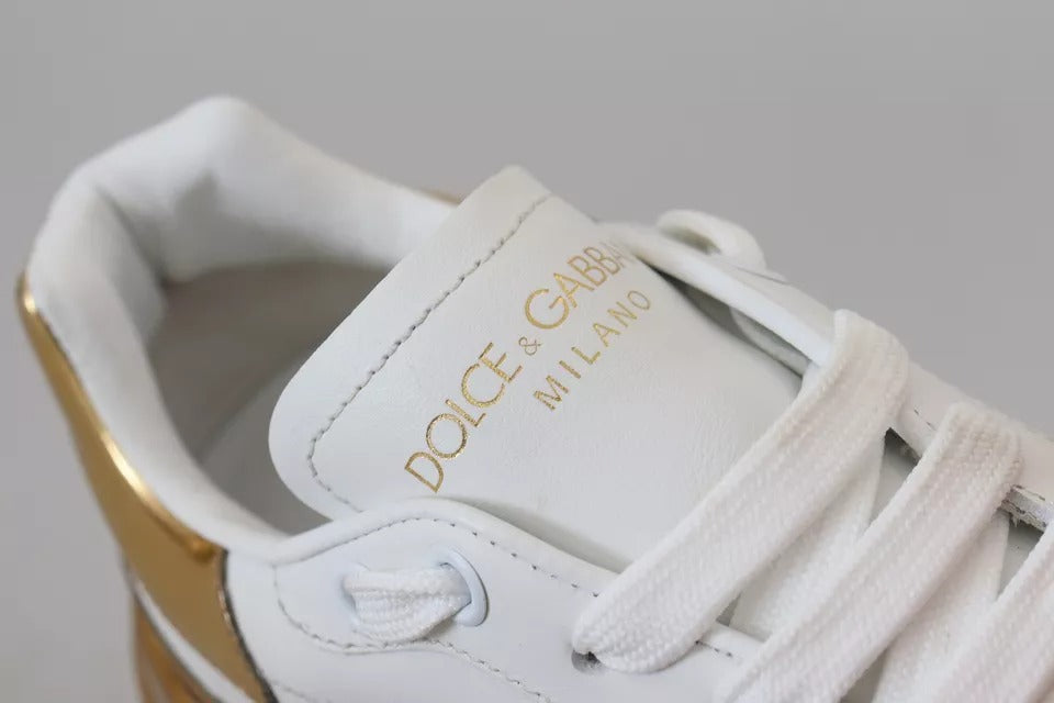 White Gold Low Top Daymaster Sneakers Shoes