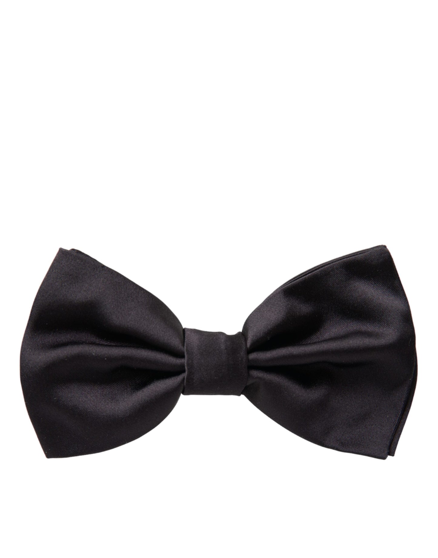 Black Silk Adjustable Neck Men Bow Tie