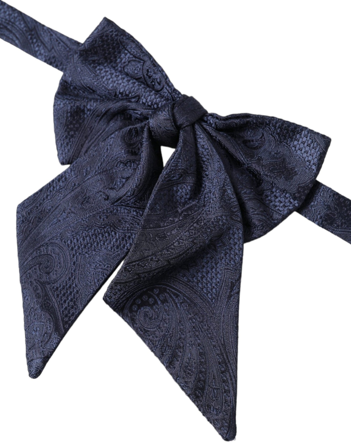 Blue Ribbon Silk Adjustable Neck Men Bow Tie