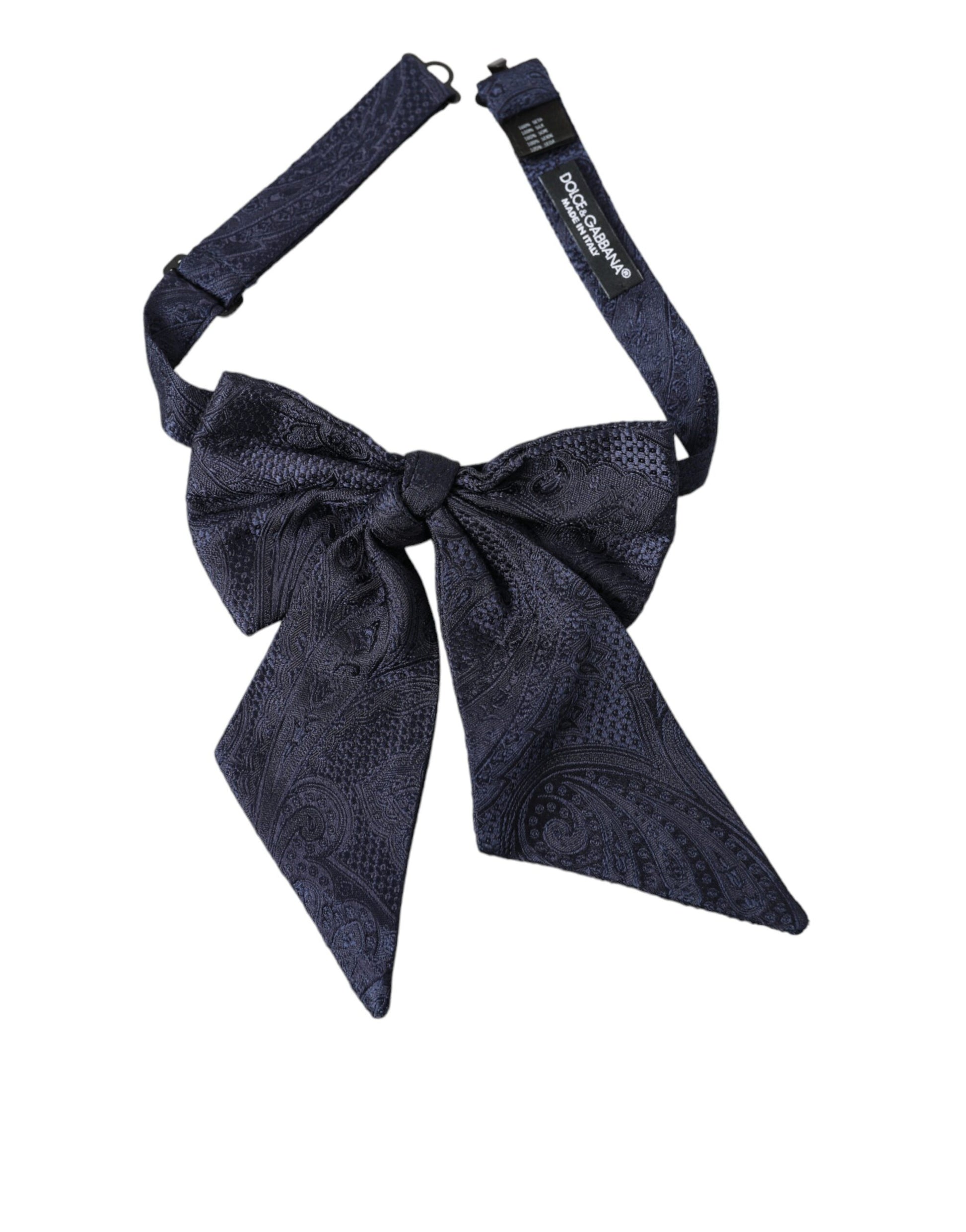 Blue Ribbon Silk Adjustable Neck Men Bow Tie